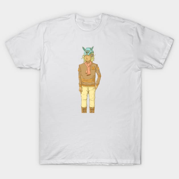 Rabbit hat T-Shirt by Masrofik